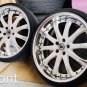 JDM WORK Schubert SC4white/white 9.5J/10.5J 4wheels set PCD114.3 No Tires