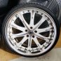 JDM WORK Schubert SC4white/white 9.5J/10.5J 4wheels set PCD114.3 No Tires