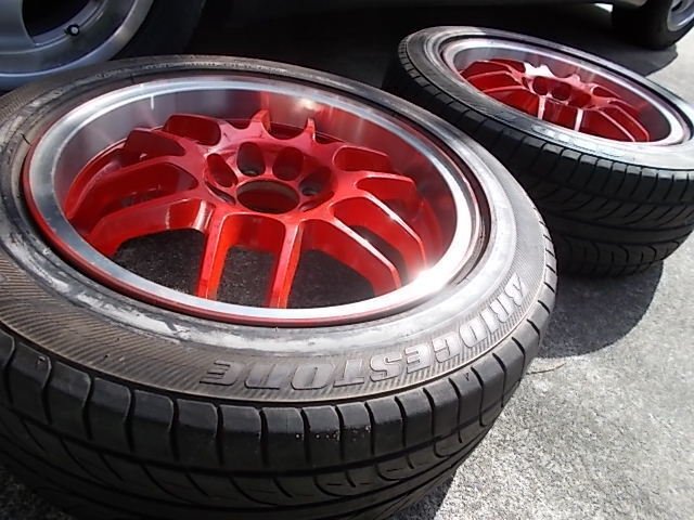 JDM Each 2wheels total 4wheels WORK 15 inch 6.5J+42 PCD1004H RS&Icirc;&sup2; NRfou No Tires