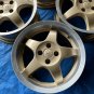 JDM LORBER 16 inch 7J 4 hole PCD 100 offset 42 used aluminum wheel 4wh No Tires