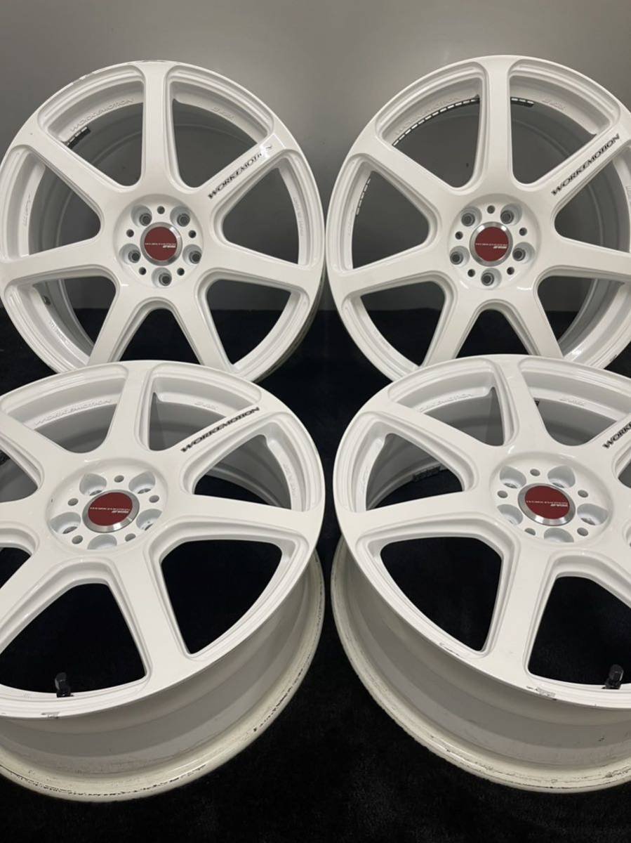 JDM WORK EMOTION EMTT7R 18 inch 7.5J +47 114.3 5H 4wheels aluminum whe No Tires