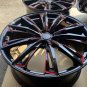 JDM 33880020 inch WEDS Leonis GX black SC machining red 208.5J 5 holes No Tires