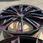 JDM 33880020 inch WEDS Leonis GX black SC machining red 208.5J 5 holes No Tires
