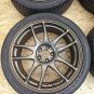 JDM RareWORK EMOTION CR kiwami 18 inch 7.5J +47 PCD100 5 hole Dunlop 2 No Tires
