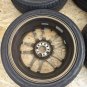 JDM RareWORK EMOTION CR kiwami 18 inch 7.5J +47 PCD100 5 hole Dunlop 2 No Tires