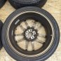 JDM RareWORK EMOTION CR kiwami 18 inch 7.5J +47 PCD100 5 hole Dunlop 2 No Tires