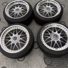 JDM Stich 18 inch STICH114.35H/4HVintage& wheel 4wheels set rare 9J/10 No...