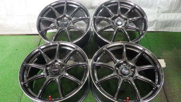 JDM CROSS SPEED HYPER Edition RS9 188.5J PCD114.3 +55 4wheelsSET WRX S No Tires