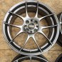 JDM RareBBS RF500 17 inch 7J +48 8J PCD100 4 hole Yaris light car comp No Tires