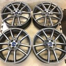 JDM weds LEONIS177J inset +47 PCD100 5H lightweight aluminum wheels 4w No Tires