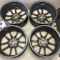 JDM weds LEONIS177J inset +47 PCD100 5H lightweight aluminum wheels 4w No Tires