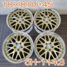 JDM WORK 188.0J+45 PCD 5H114.3 work aluminum wheel aluminum wheel 5 ho No Tires