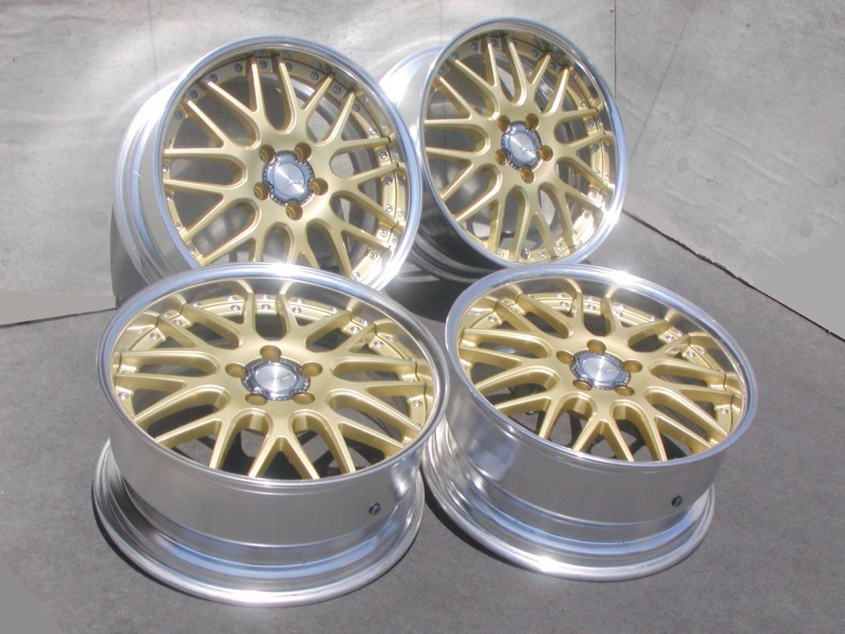 JDM Best WORK LanvecLM1 8J 8.5J JZX100 Voxy Estima Prius &Icirc;&plusmn; Mark X crow No Tires