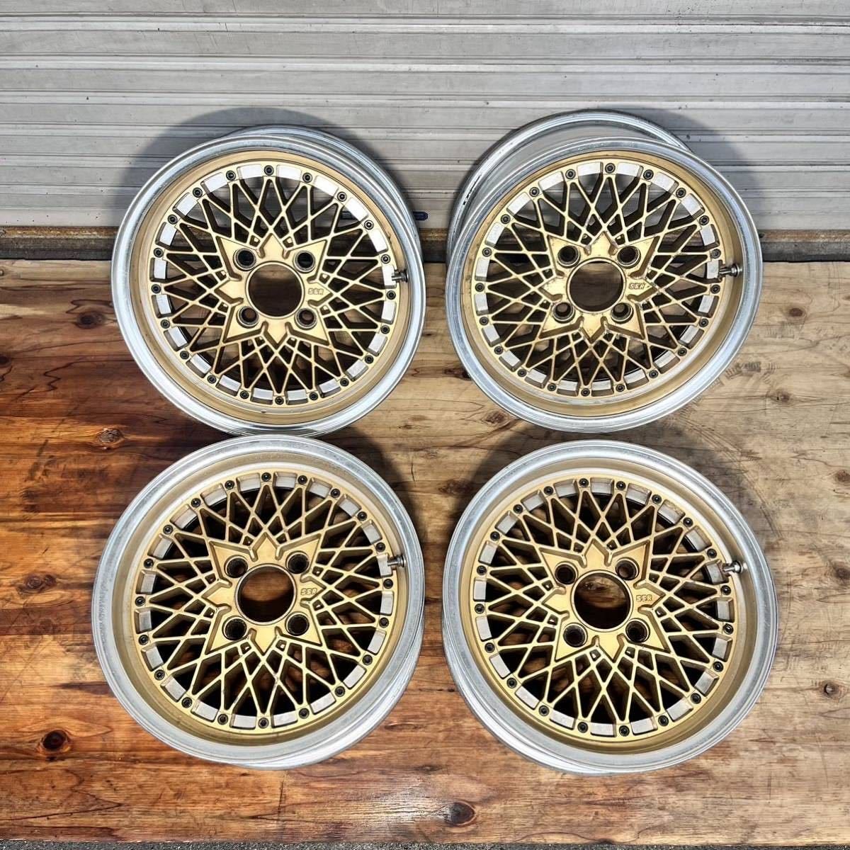 JDM Formula mesh wheel 15 inch 6.5JJ+22 114.3 SSR Speed Star 4 holes No Tires