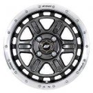 JDM work wheel Crag TGrabig 2 4wheels set 15inch Glimit black cut rim 155.0J +42