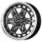 JDM work wheel Crag TGrabig 2 4wheels set 15inch Glimit black cut rim 155.0J +42