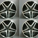 JDM Set of 4 Mercedes GL ML GLS 21" AMG ALLOY Wheels Black Diamond Cut N...
