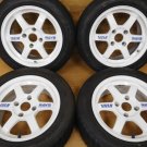 JDM 13424Rare Forged Rays TE3715in7J+43 114.34H Cappuccino 180SXS13 Si No Tires