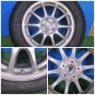 JDM 4wheels set used Man Tire width 195 mm aspect ratio 65% rim diamet No Tires