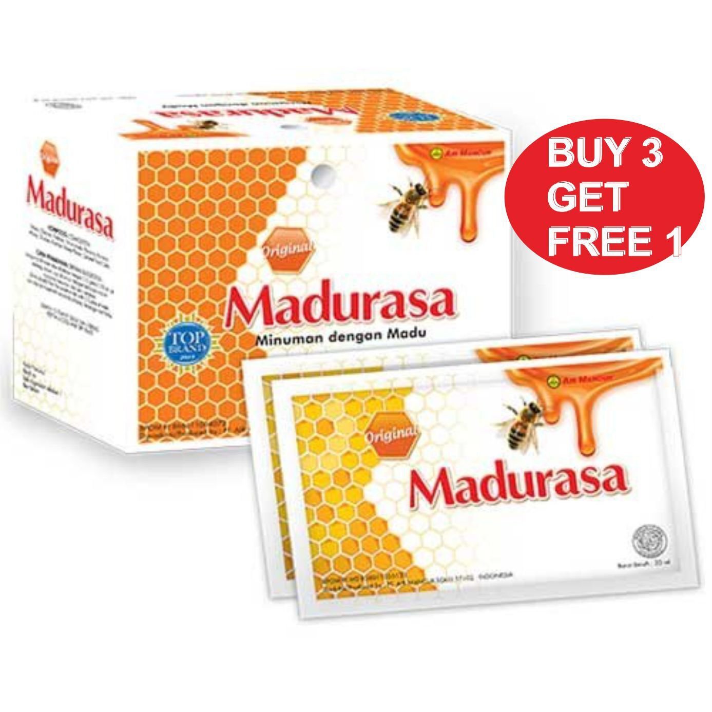 Original 1236 Sachet Madurasa Honey Body Health Stamina Immune Booster