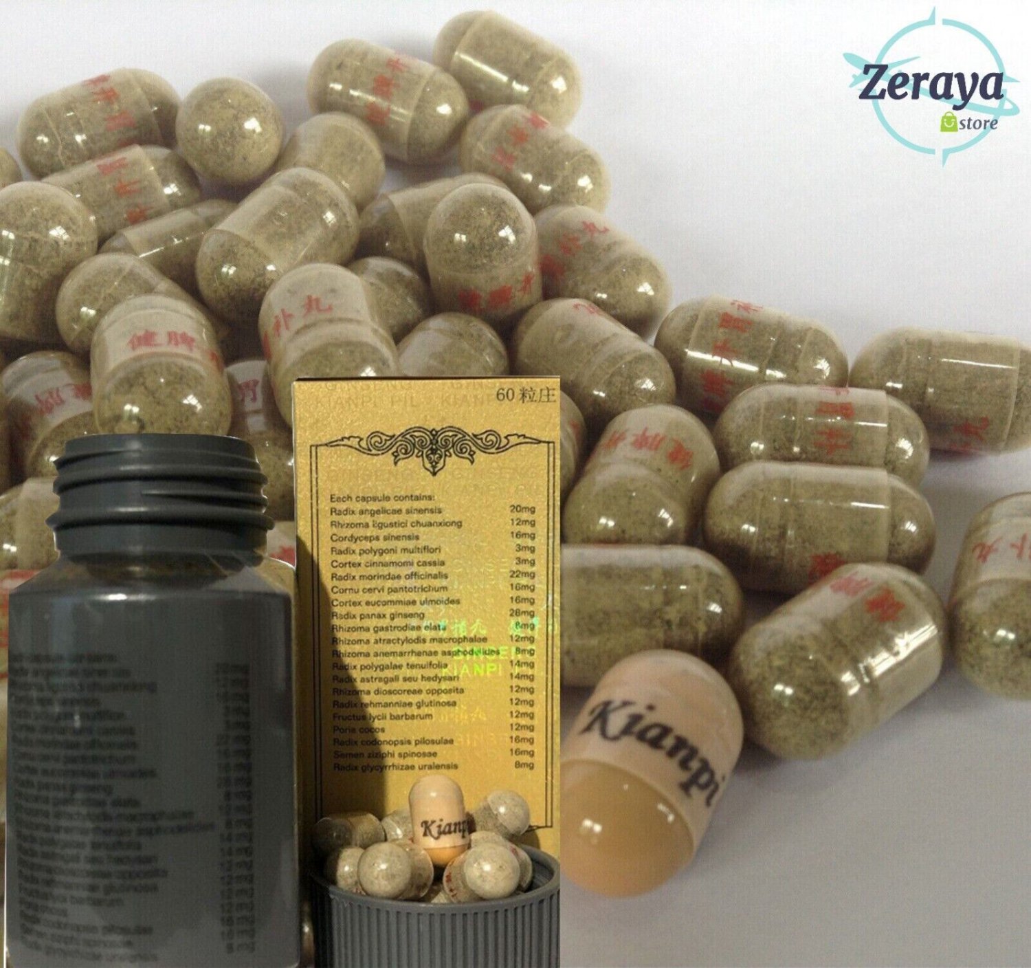 ORIGINAL Ginseng Pill Herb Vitamin Supplements Boosting Appetite