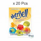 20x NUTRIJELL MANGO Crystal Jelly Powder Vegan Gelatine  Konnyaku Vit D Halal