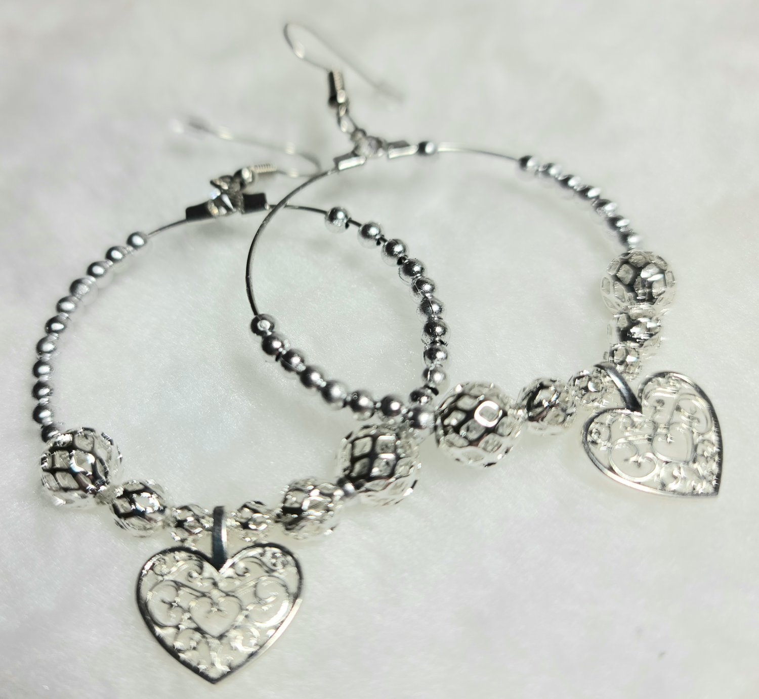 Silver Hoop Earrings