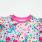 Multicolour Floral Print Flutter Sleeve Ruffled Mini Dress