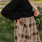 Black Plaid Patchwork High Waist Sweatshirt Mini Dress