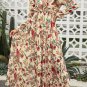 Wild Lotus Ruffle Tiered Maxi Dress