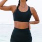 Black Crossover Bikini Tank and Skort Swimwear