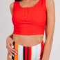 Square Neck Sleeveless Fashion Print Tankini Set