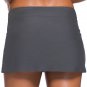 Plus Size Grey Skirted Swim Bikini Bottom