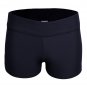 Black Wide Waistband Swimsuit Bottom Shorts