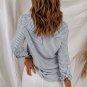 Striped Pocketed Buttons Long Sleeve Shirt