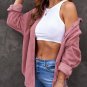Pink Corduroy Button Pocket Shirt