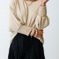 Apricot Smocked Wrist Shift Top