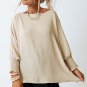 Apricot Smocked Wrist Shift Top
