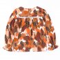 Abstract Printed Long Sleeve Blouse