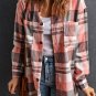 Pink Plaid Button Up Patch Pocket Shirt