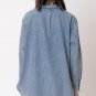 Sky Blue Vintage Washed Chest Pocket Denim Shirt