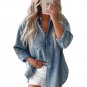 Sky Blue Vintage Washed Chest Pocket Denim Shirt