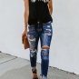 Black Forever Tonight Button Tie Top