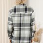 Green Plaid Button Up Patch Pocket Shirt