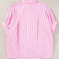 Pink Stripe Dolman Sleeve Oversize Shirt