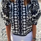 Black Palermo Puffed Sleeve Blouse