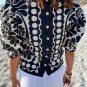 Black Palermo Puffed Sleeve Blouse
