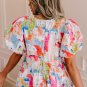 Sky Blue Parisian Avenue Babydoll Top