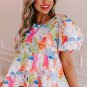 Sky Blue Parisian Avenue Babydoll Top