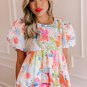 Sky Blue Parisian Avenue Babydoll Top